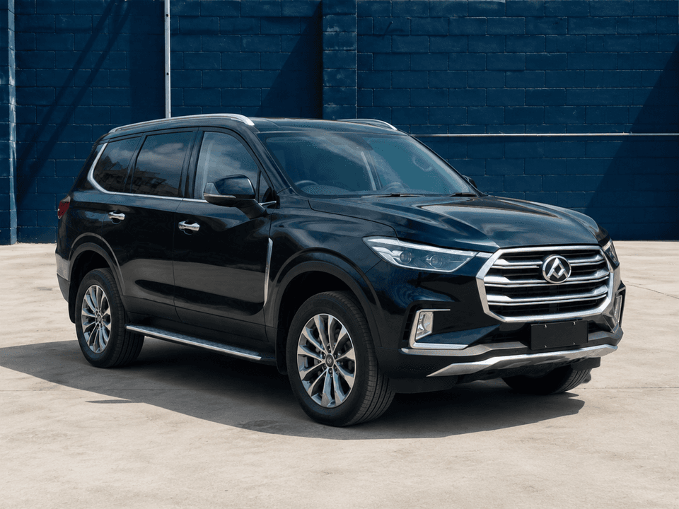 2022 LDV D90 Executive in Black, front three-quarter view