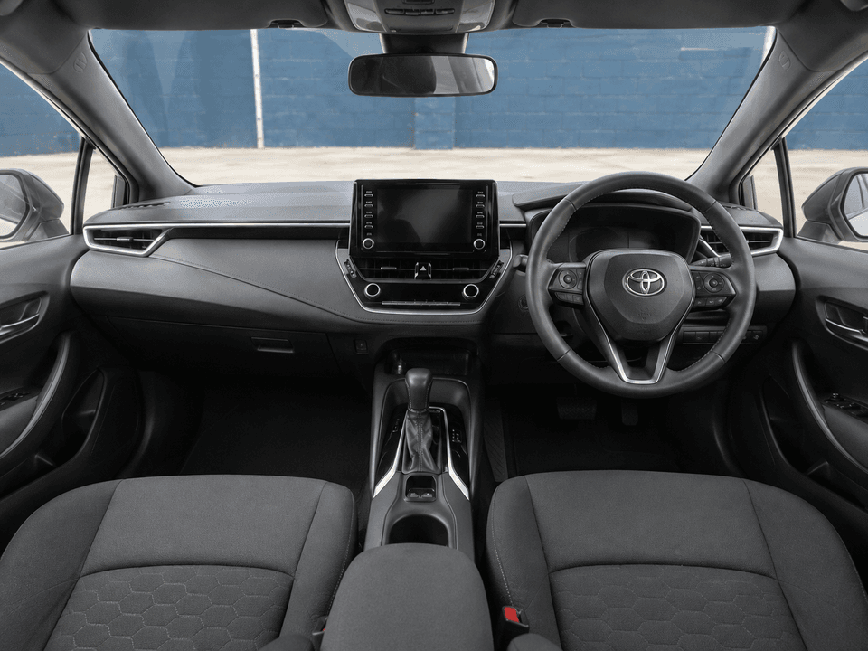 2022 Toyota Corolla Ascent Sport in White, interior view 1