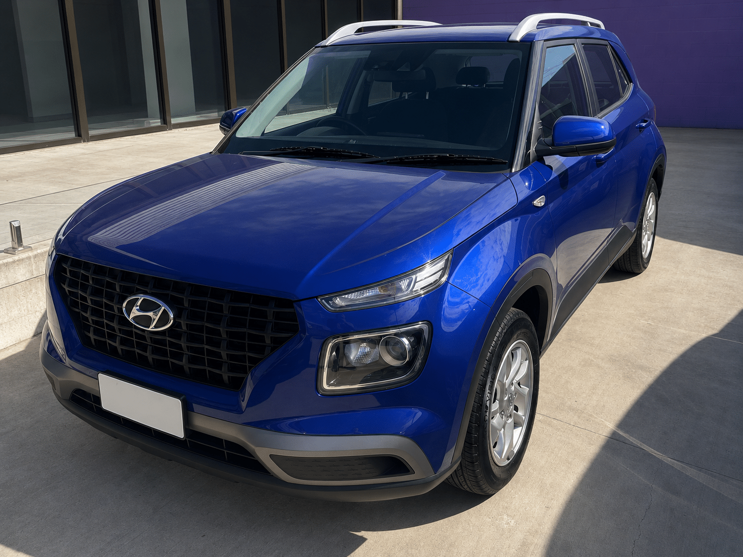 Hyundai Venue 29 Blue Hyundai Venue Front