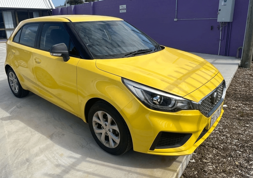 MG MG3 Yellow 711LX3 Front