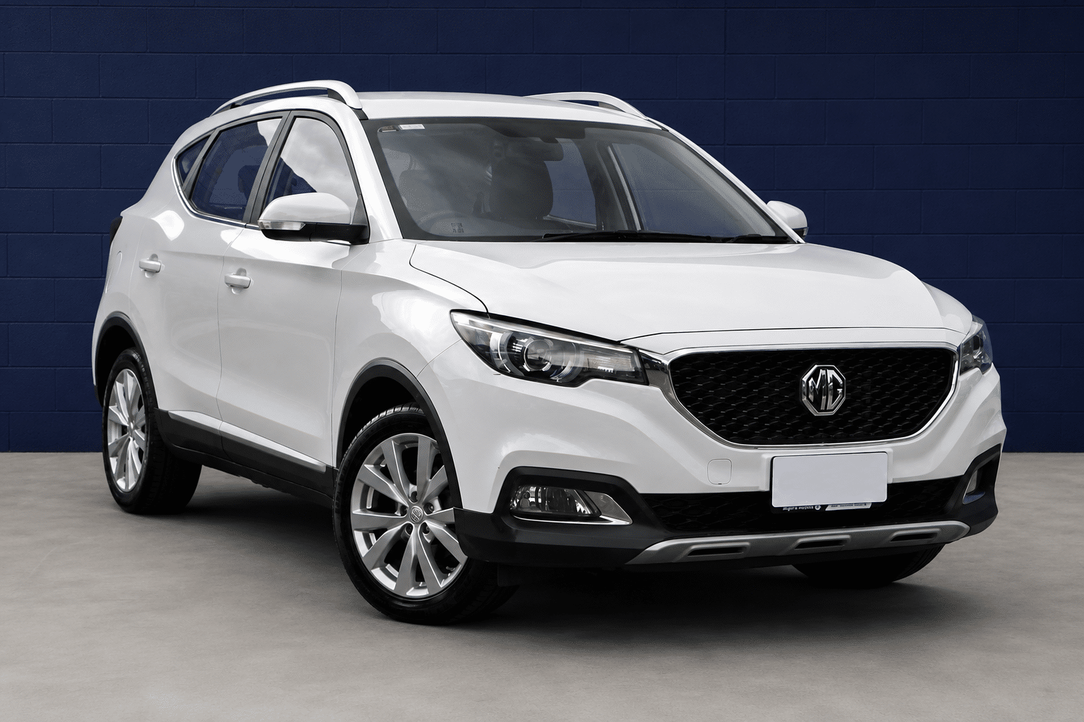 MG ZS EXCITE BLUE BACK