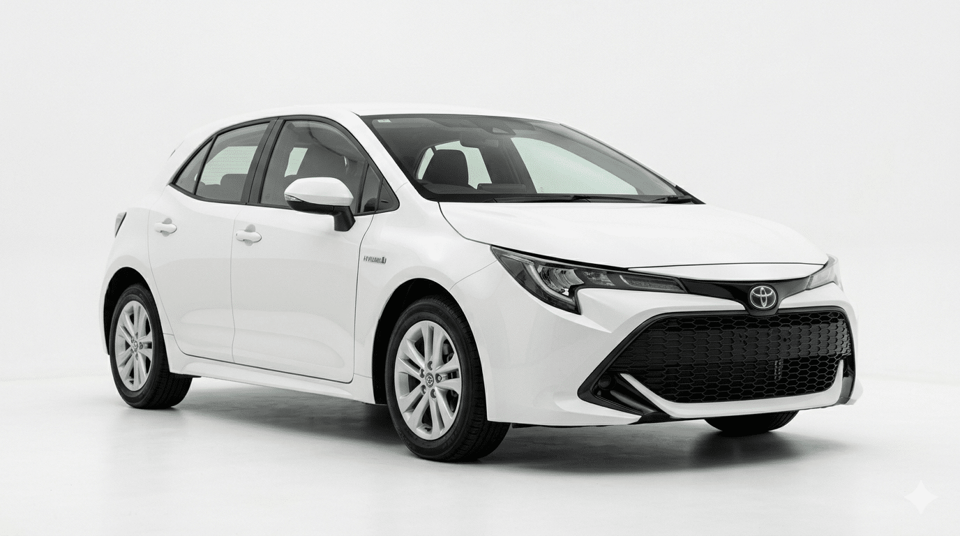 White Toyota Corolla Ascent Sport 2022 Model